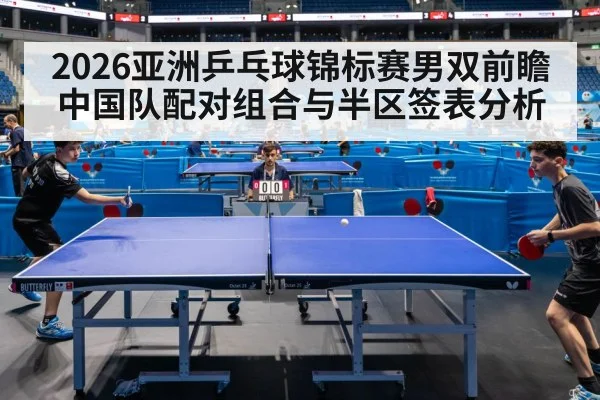 2026亚洲乒乓球锦标赛男双前瞻 中国队配对组合与半区签表分析